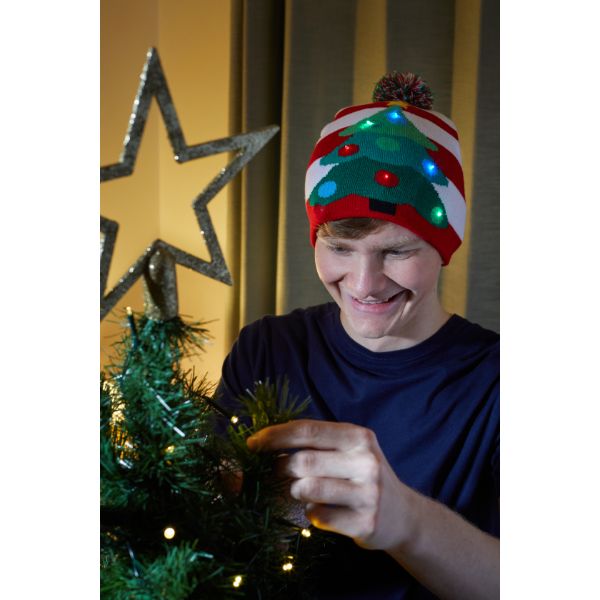 Three Kings Flash! Party Beanie - Xmas Tree