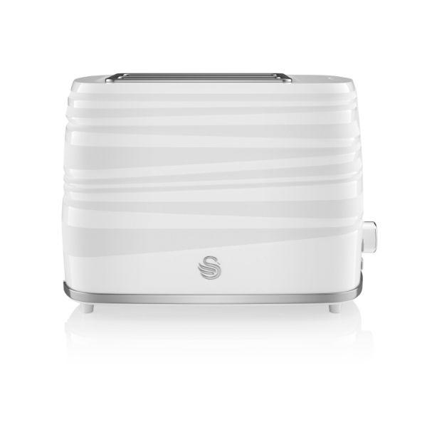 Swan Symphony 2 Slice White Toaster