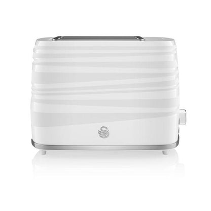 Swan Symphony 2 Slice White Toaster