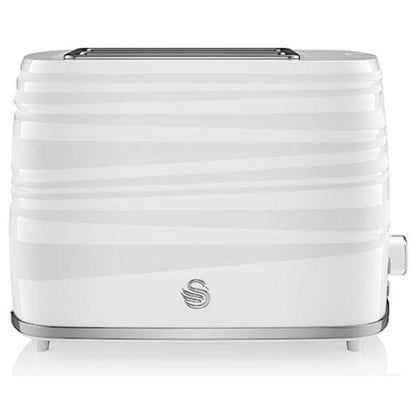 Swan Symphony 2 Slice White Toaster