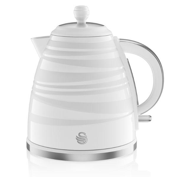 Swan Symphony 1.7L White Jug Kettle