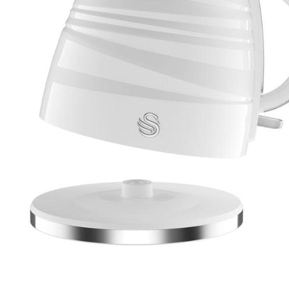 Swan Symphony 1.7L White Jug Kettle