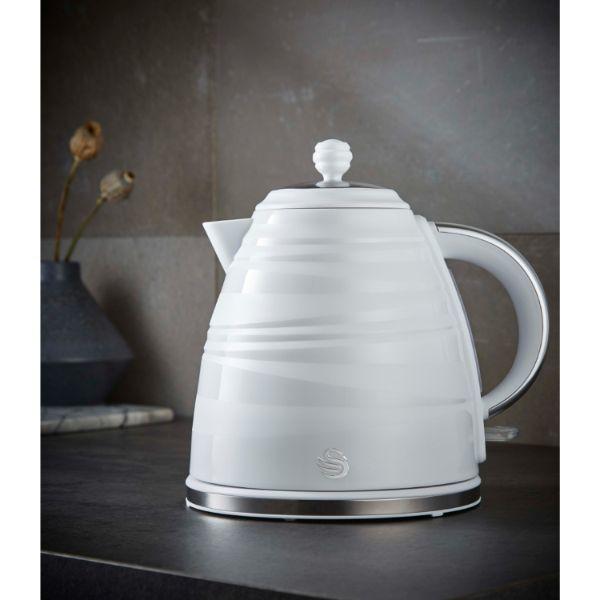 Swan Symphony 1.7L White Jug Kettle