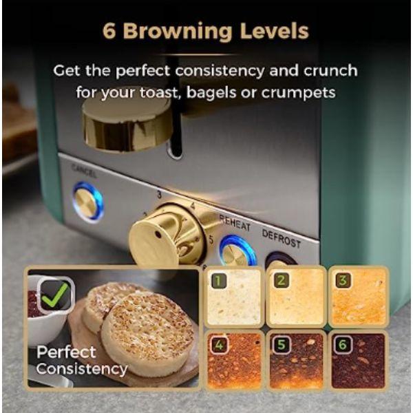 Cavaletto 2 Slice Toaster Stainless Steel