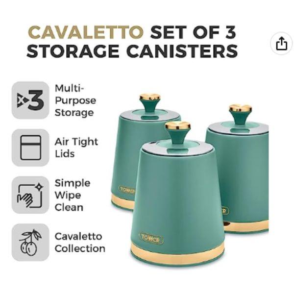 Cavaletto Set of 3 Canisters