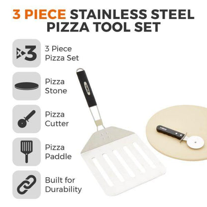 3 Piece Pizza Tool Set