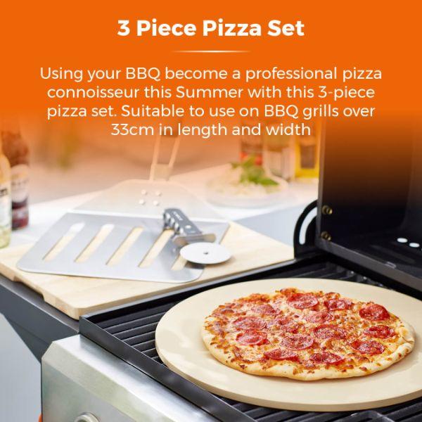 3 Piece Pizza Tool Set