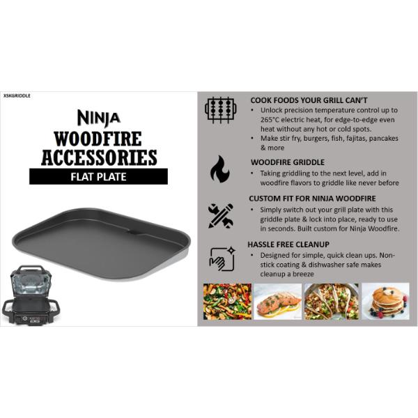 Ninja Woodfire Electric BBQ Flat Plate