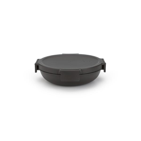 Make &amp; Take Lunch Bowl, 1L, Plastic - Dark Grey