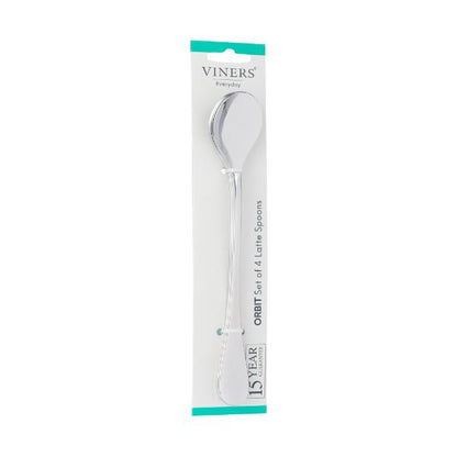 Viners Everyday Orbit 18/0 4 Piece Latte Spoon Set