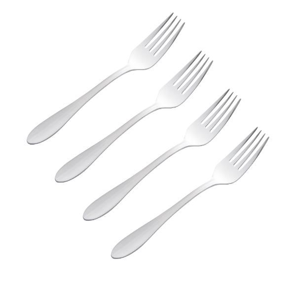 Viners Everyday Breeze 18/0 4 Piece Table Fork Set