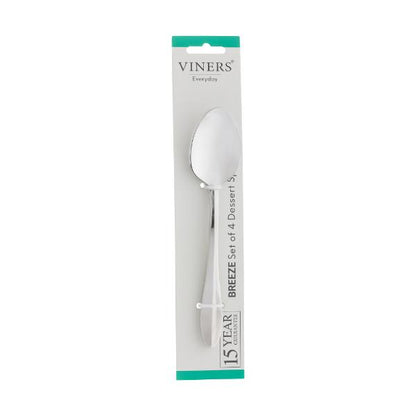 Viners Everyday Breeze 18/0 4 Piece Dessert Spoon