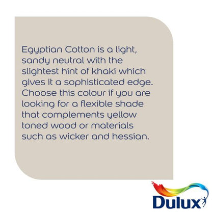 Dulux Walls &amp; Ceilings Matt Egyptian Cotton 2.5L