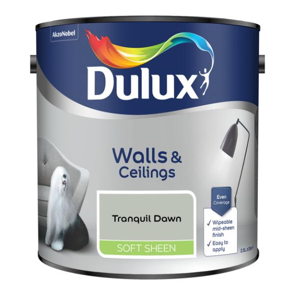 Dulux Walls &amp; Ceilings Soft Sheen Tranquil Dawn 2.5L