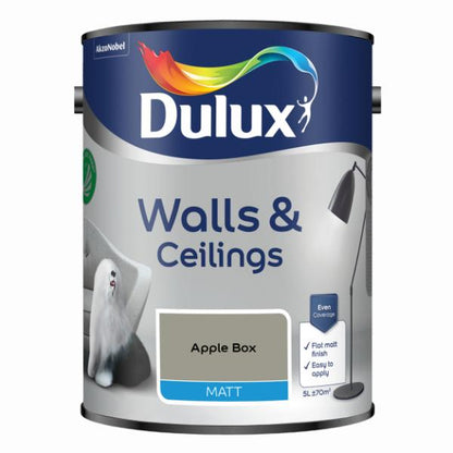 Dulux Walls &amp; Ceilings Matt Apple Box 5L