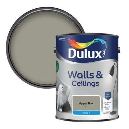 Dulux Walls &amp; Ceilings Matt Apple Box 5L