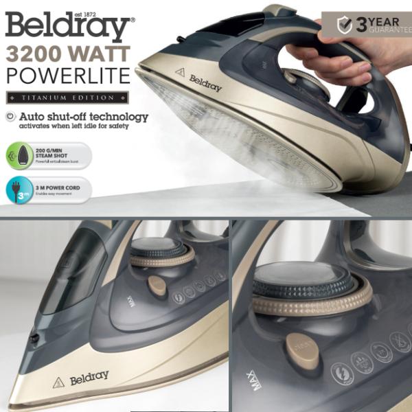 Beldray 3200W Powerlite-Auto Shut Off Tt