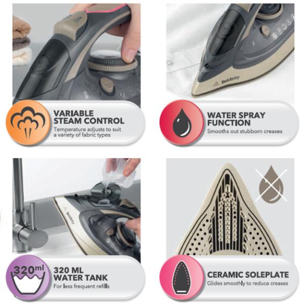 Beldray 3200W Powerlite-Auto Shut Off Tt