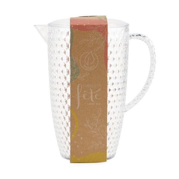 Cambridge Fete Diamond Jug - Clear