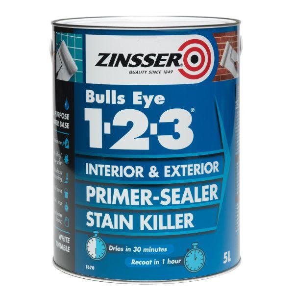 Zinsser Bulls Eye 1-2-3 Primer Sealer 5L