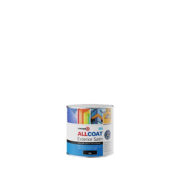 Zinsser AllCoat Exterior Water Based Satin 1L Black