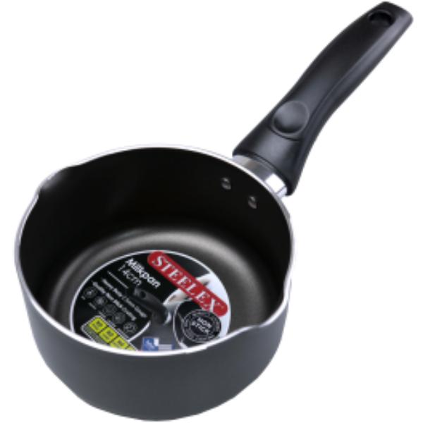 Steelex 16cm N/S Milk Pan - 2.5mm