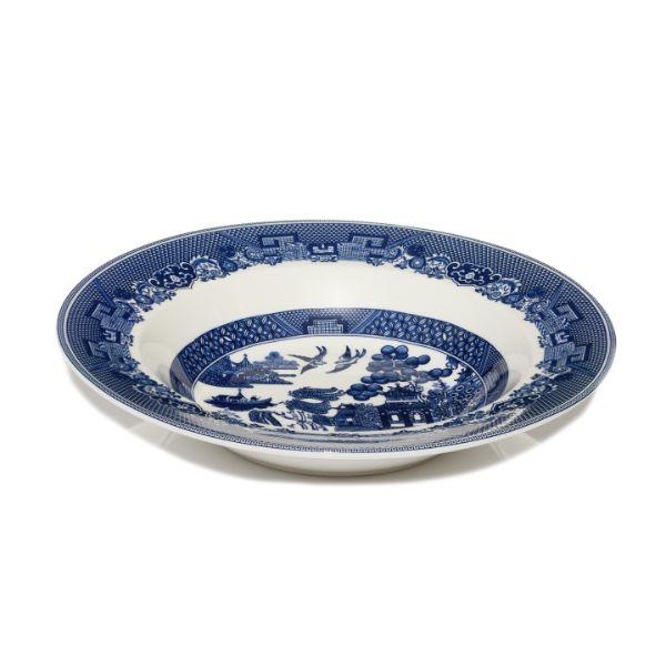 Blue Willow 22cm Rimmed Soup Plate 8.5"                        
