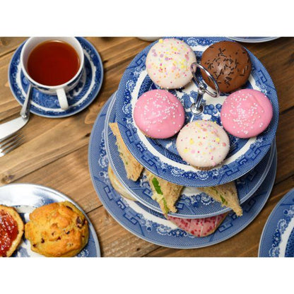 Blue Willow 3-Tier Cake Stand                               