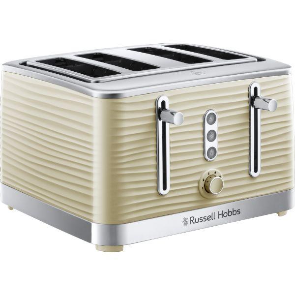 Russell Hobbs 4 Slice Cream Inspire Toaster