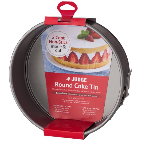 Judge Bakeware 9&quot;/23cm Round Cake Tin Springform Non-Stick