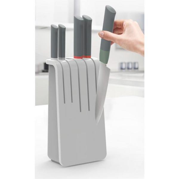 JJ DUO 5-piece Knife Block Set - Multicolour
