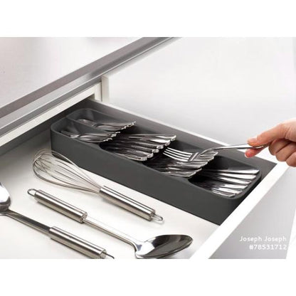 JJ DUO In-drawer Cutlery Tray - Grey