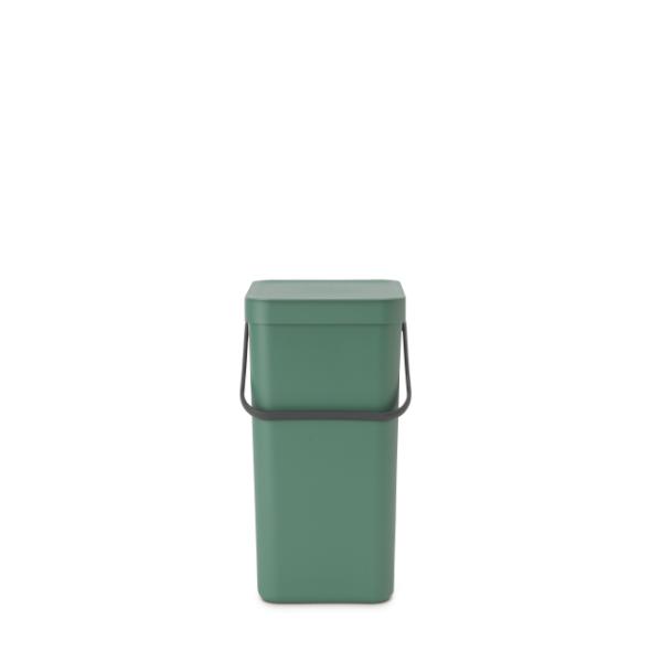 Sort &amp; Go Waste Bin 16L Fir green