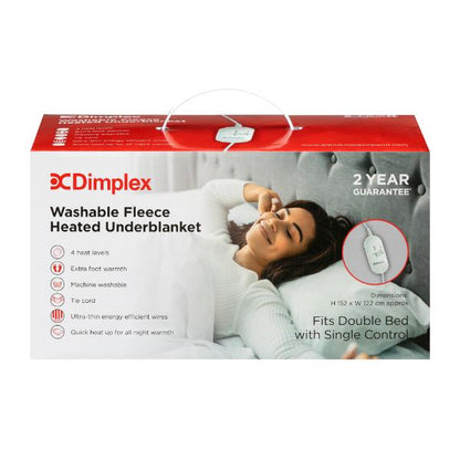 Dimplex Double Fleecy Electric Under Blanket