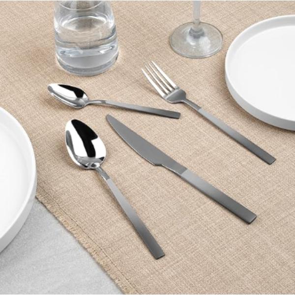 Salter Light Grey Ombre 16Pc Cutlery Set
