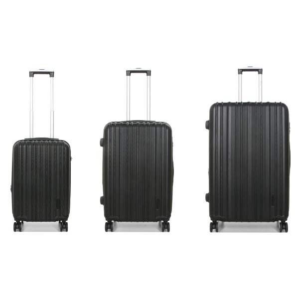 Medium Hardshell Luggage Suitcase Black 24&quot;