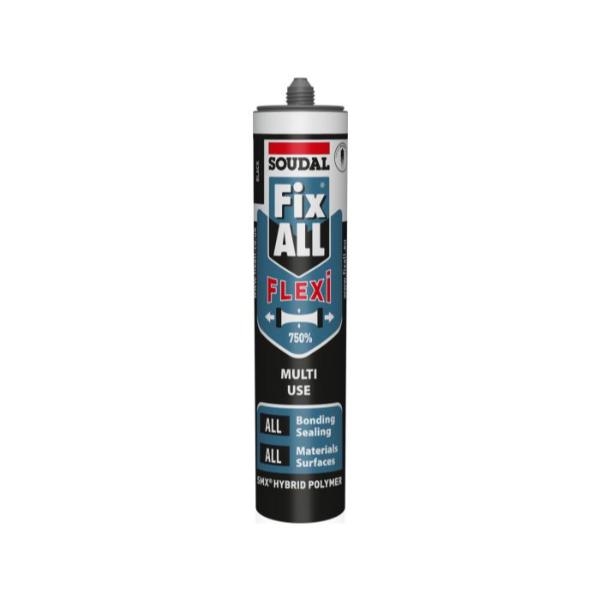 Soudal Fix All® Flexi Black Multi-purpose Sealant/Adhesive 290ml