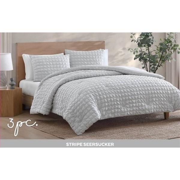 Olivia Grey 3PC Comforter