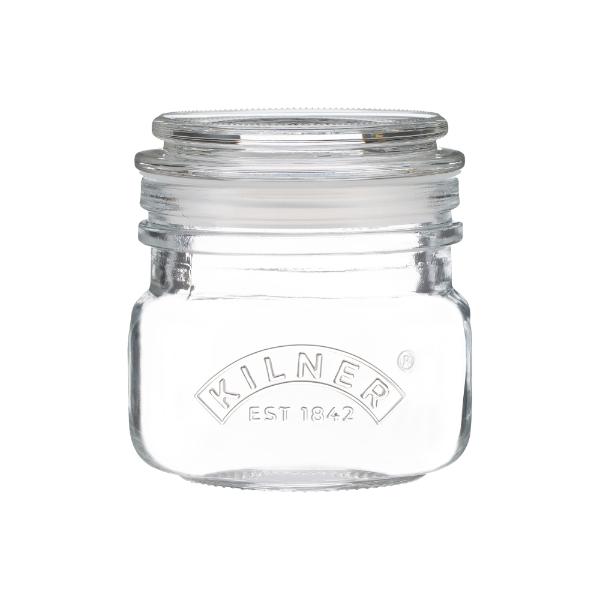Kilner Square Push Top Jars Set Of 3 250Ml