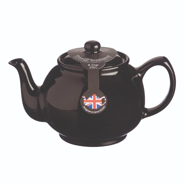 P&amp;K Black 6Cup Teapot