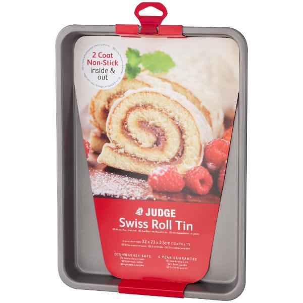 Judge Bakeware 32 x 23 x 2.5cm Swiss Roll Tin Non-Stick