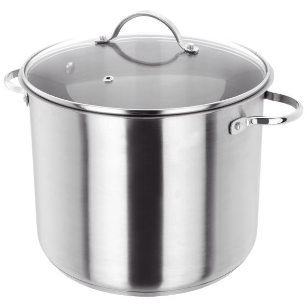 Judge Essentials 26cm Glass Lid Stockpot 10L