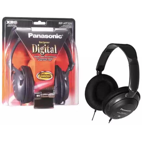 Panasonic RP-HT225E-K Monitor Headphones with XBS Black