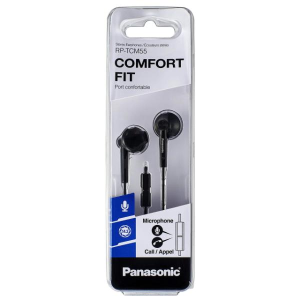 Panasonic RP-TCM55E-K In-Ear Earphones Black