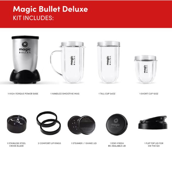 Magic Bullet Deluxe 7 Piece Black