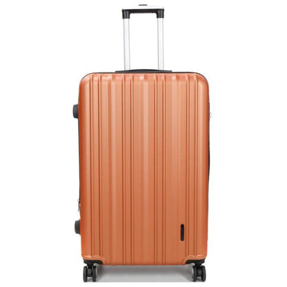 Large Hardshell Luggage Suitcase Orange 28"