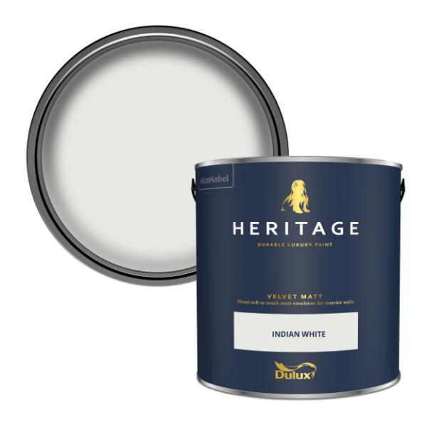 Dulux  Heritage Matt Indian White 2.5L