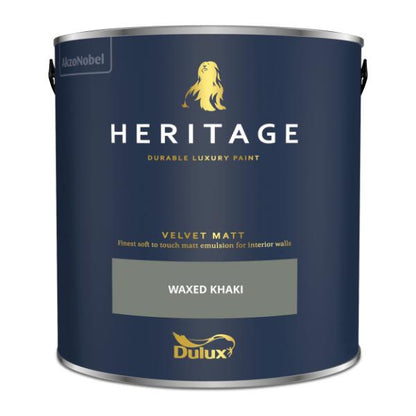 Dulux  Heritage Matt Waxed Khaki 2.5L