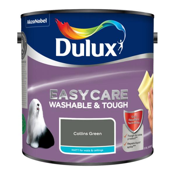 Dulux  Easycare Matt Collins Green 2.5L