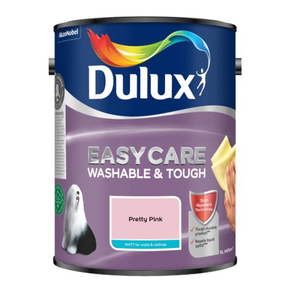 Dulux  Easycare Matt Pretty Pink 5L